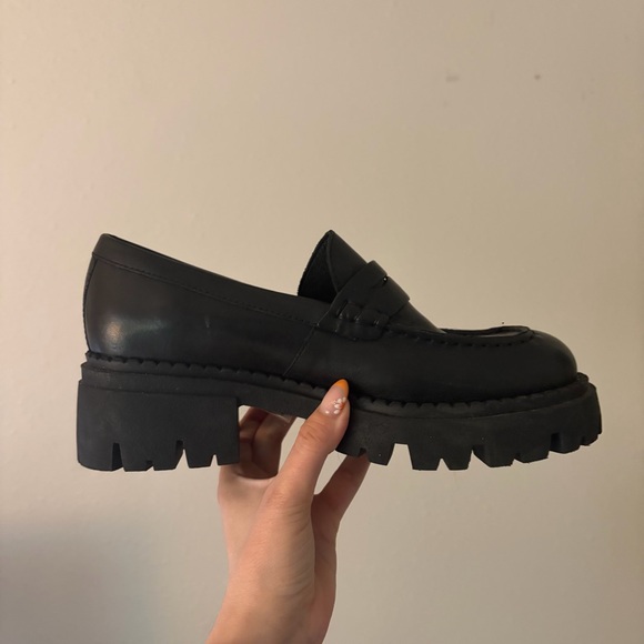 FREE PEOPLE LYRA LUG SOLE LOAFERS - Picture 8 of 12
